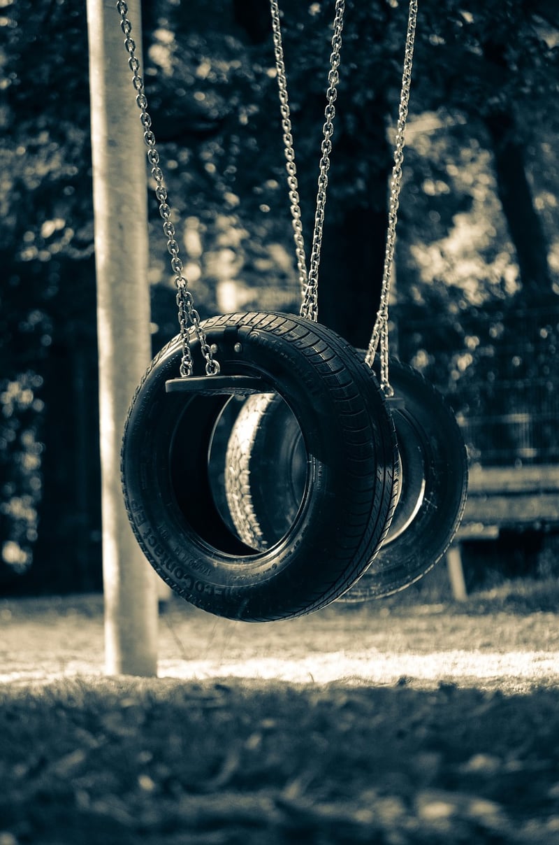 Upcycled Tire Swing
